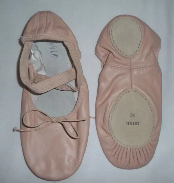 Bloch Womens Dance Prolite II Split Sole Leather Ballet Slipper Shoes 5 Wide 5C