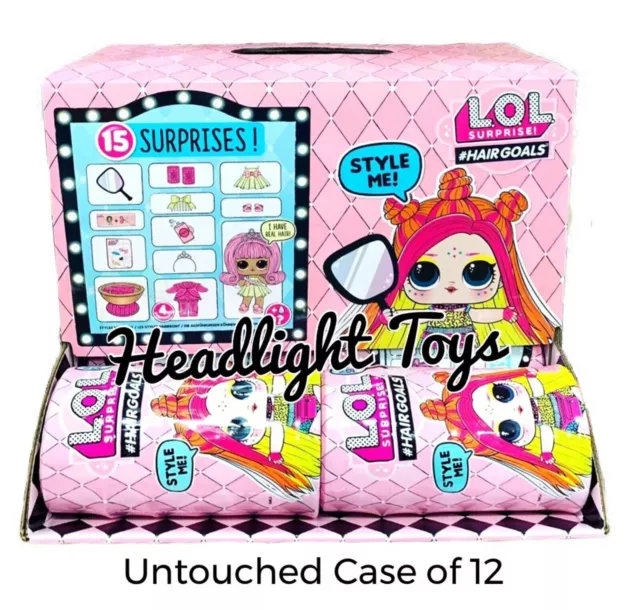 LOL Surprise Case Box 12 Hairgoals Makeover Series 5 Wave 2 Doll Ball Big Sister