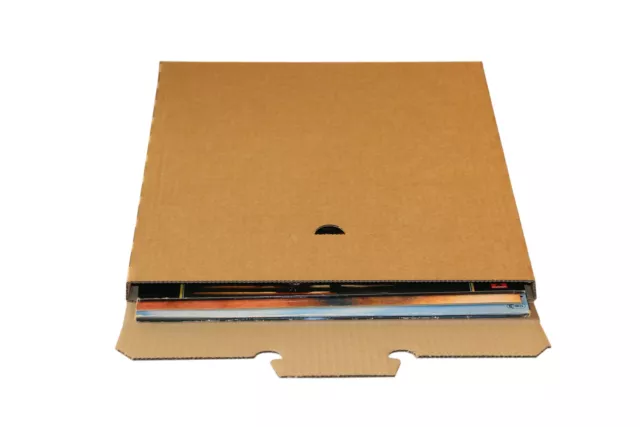 25 St. Profi LP Versandkartons für 3-6 Vinyl LP's 325x325x20 mm stark 3