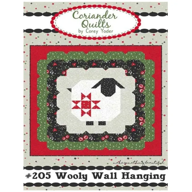 Wooly Wall Hanging Quilt Pattern - by Corey Yoder of Coriander Quilts