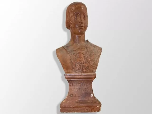 buste de femme terre cuite italienne XIXème