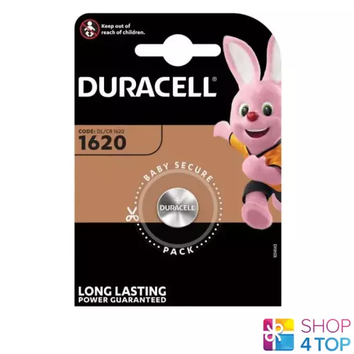 Duracell CR1620 Lithium Batteries 3V Coin Cell DL1620 Exp 2029 Neuf