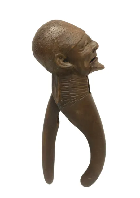 Continental Wooden Figural Carved Nut Cracker, 19th Century