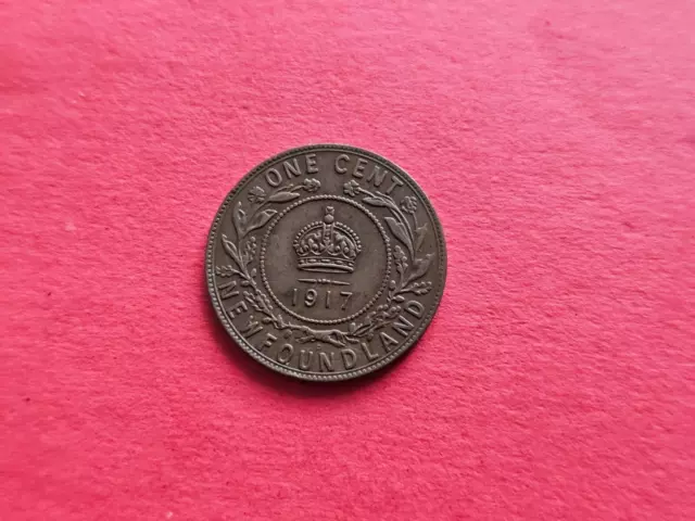 Kanada/ Neufundland    Georg V.    One  Cent  1917      siehe Bilder !