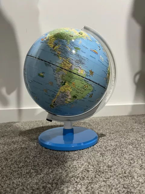 World Globe Rotating / Swivel With light