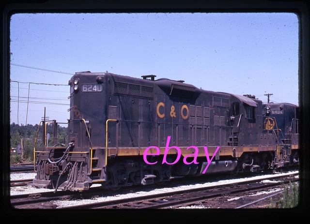 Orig Slide Chesapeake & Ohio C&O #6240 GP9 1974