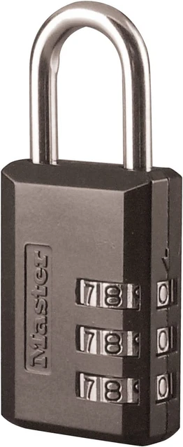 Combination Padlock, Assorted Colors and Sets