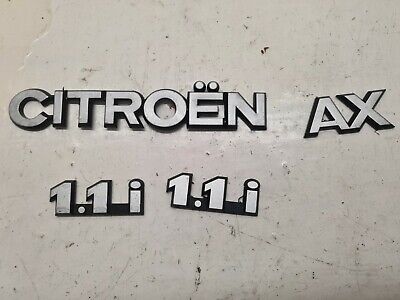 Monogramme hayon et aile pour Citroen ax phase 2 berline de 1993
