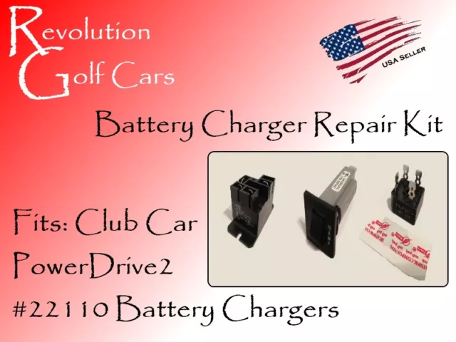 BATTERY CHARGER REPAIR Kit, Fits: Club Car 48 Volt (PowerDrive2 #22110) EUR  27,31 - PicClick FR