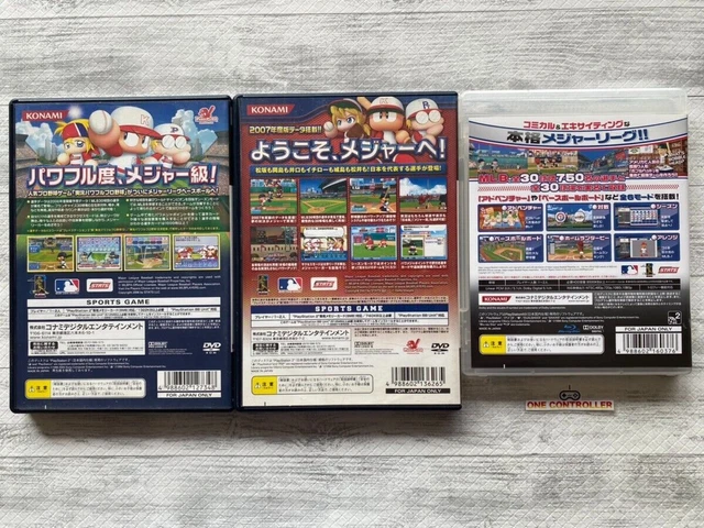 SONY PS2 & 3 Jikkyou Powerful Major League 1 & 2 & MLB Bobblehead ! from Japan 2