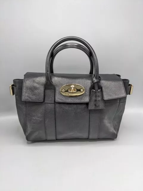 GENUINE MULBERRY BAYSWATER Tanned Leather Heritage in black