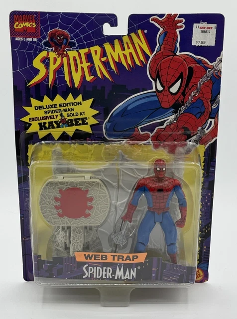 TOYBIZ MARVEL SPIDER-MAN 1994 serie animada Web Trap Spider-Man