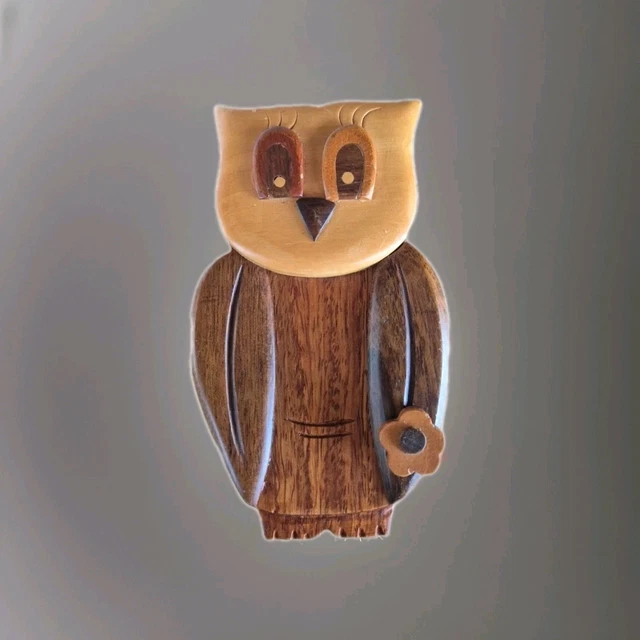 Boîte à Bijoux Chouette En Métal émaillé - Style Fabergé (occasion)