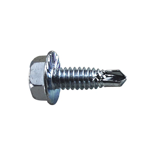 AMERICAN GARAGE DOOR SUPPLY MS1458 Hinge Screw,Self Driller,1 In.,PK24