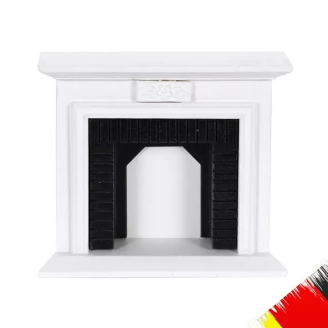 1 12 Dollhouse Fireplace Miniature Furniture Kids Dolls House Toys Accessories