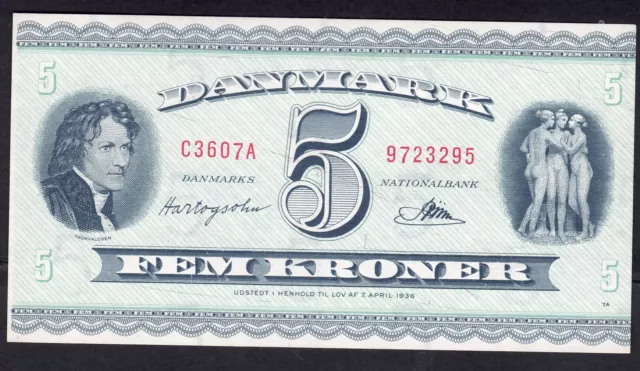 D#98 Dänemark Denmark P 42: 5 Kroner 1960: 1 Stück Sammler collector lot