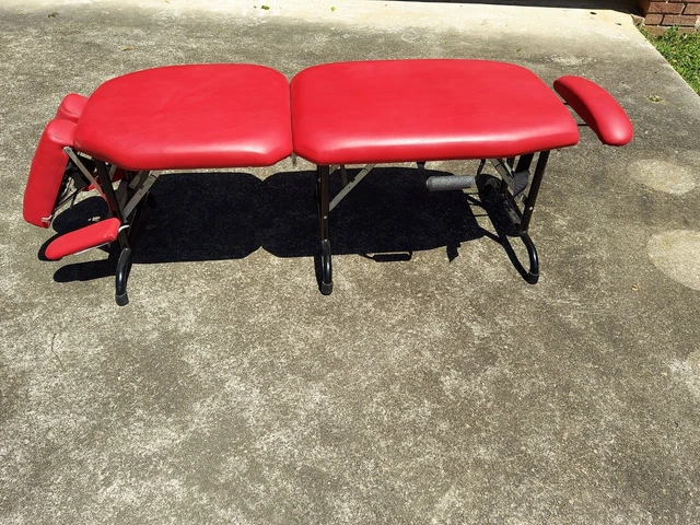 Techniques Table TT-600 Portable Chiropractic Table 20.5" Width x 21"Height EUC