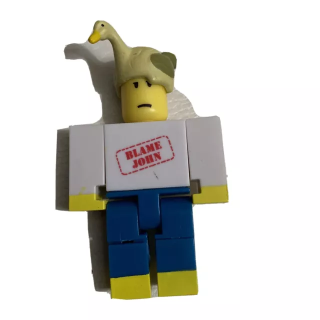 Roblox SHEDLETSKY BLAME JOHN Jazwares 2.75 SERIES 1 Figure Only CHICKEN  LEG Hat