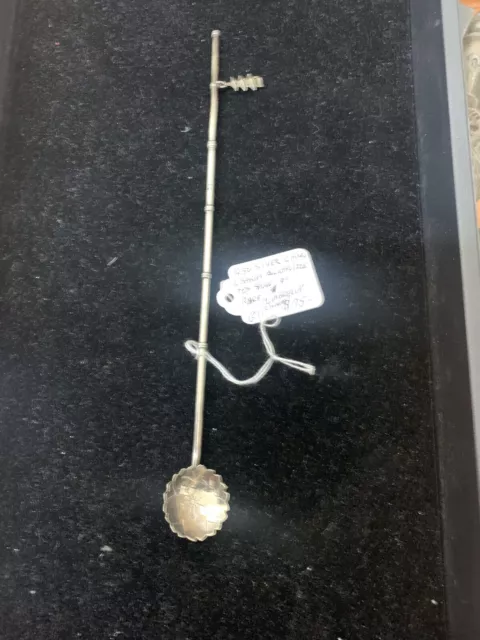 RARE Vintage Sterling 950 Silver Ice Tea Spoon / Straws with Charm