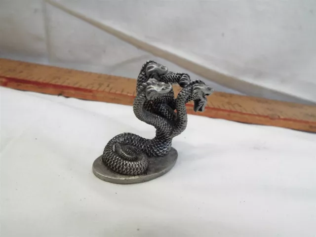 Partha Pewter Sculpture Hydra Figurines Dungeons & Dragons Figure Serpent 3