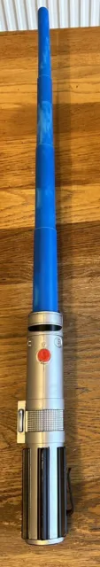 Star Wars Anakin Skywalkers Blue Lightsaber Flick Out 2004 Hasbro Cosplay