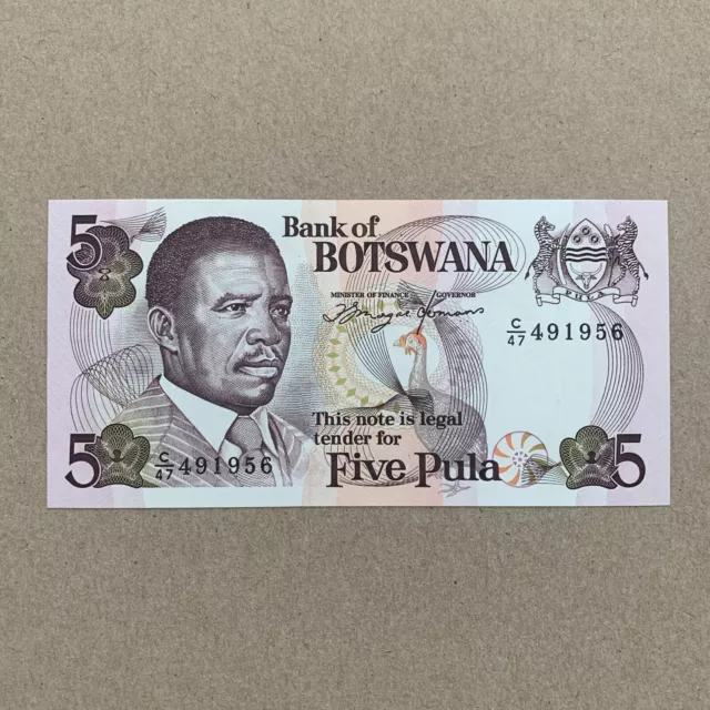 Botswana 5 Pula Banknote ND (1992) African Currency Paper Money Botswanan