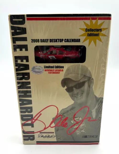 Dale Earnhardt Jr. 2008 Daily Desktop Calendar with diecast car & No.8 Ornament