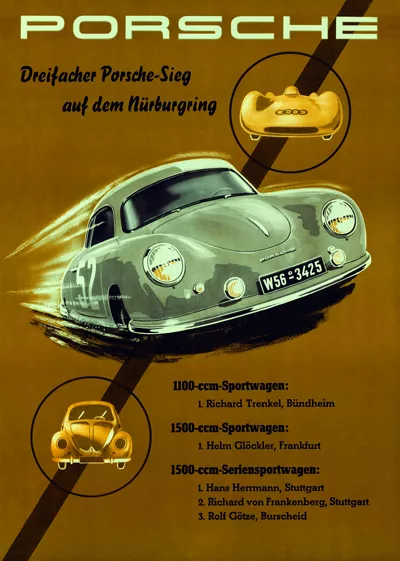 Porsche Nurburgring Race Print A3 Or A2 Or A1