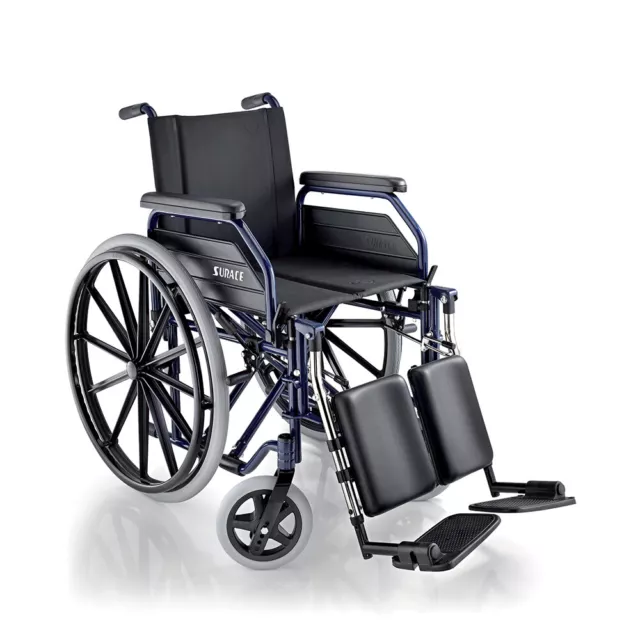 Faltbarer Rollstuhl für ältere Menschen mit Mobilitätseinschränkungen Beinstütze