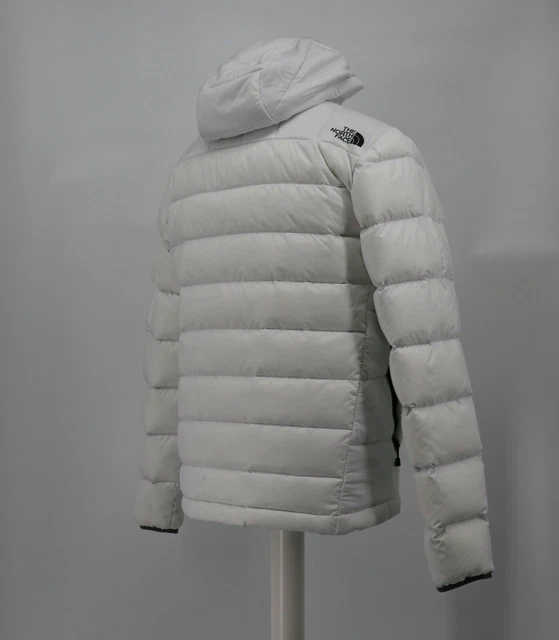 Giacca Con Cappuccio Imbottita Da Uomo Bianca Aconcagua 550 The North Face Nuovo Prezzo £200 6