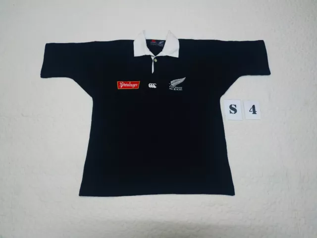 New Zealand All Blacks 94-96 Steinlager Rugby Jersey Shirt Size S (4)