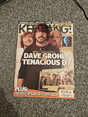 Kerrang Magazine #1135 Dave Grohl Foo Fighters Tenacious D Green Day Stone Sour