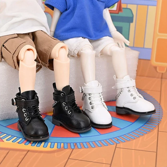 de maison de jeu Bottes de poupée 1/6 Chaussures en cuir Différents Couleur