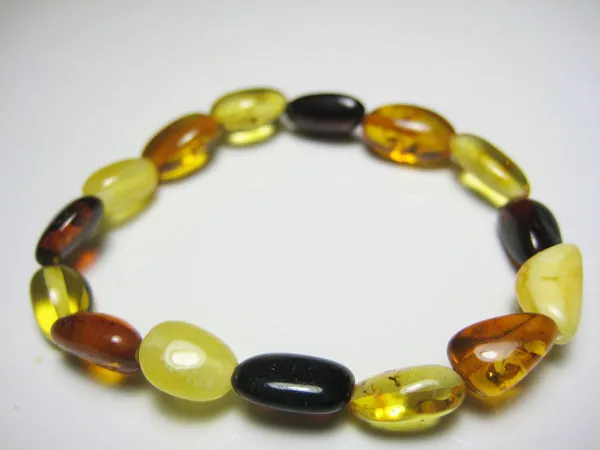 2-magnifique naturel ambre de la baltique  bracelet/bracelet cheville 15cm 2