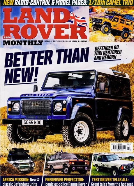 Range Rover Register Magazine LAND ROVER MONTHLY Magazine Winter 2026 ~ New ~ £6.95 - PicClick UK