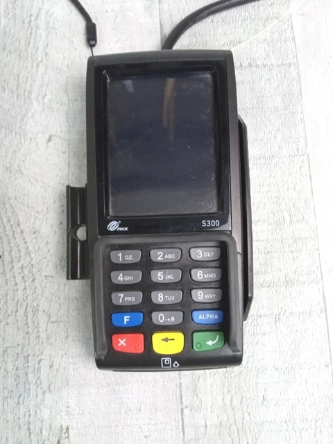 PAX S300 Integrated Retail PIN Pad Credit Card Payment Terminal , PRE-OWNED .