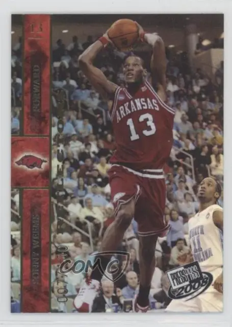 2008 Press Pass Reflectors Proof Edition /100 Sonny Weems #33 Rookie RC