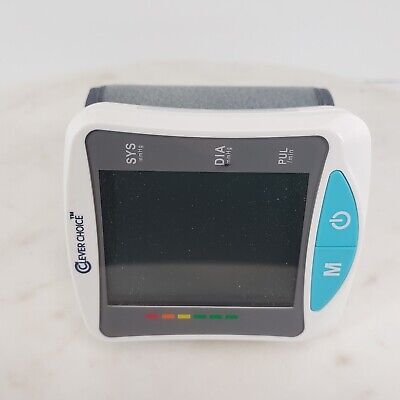 Monitor de presión arterial de muñeca Clever Choice para hablar inglés español SDI 2086WT