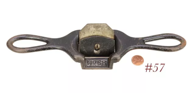 clean shape sweetheart era STANLEY TOOLS 68 RABBET spokeshave woodworking