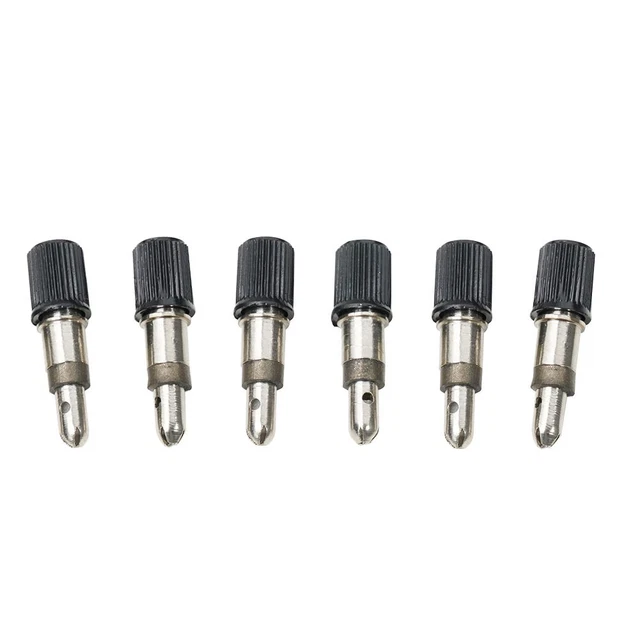 Kit De Valves Dunlop Pour Vélo - 8 Pièces Avec écrous Et Capuchons | Compatible Puky