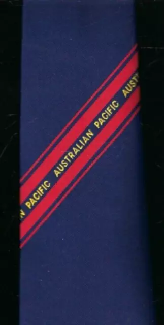 Australian Pacific Vintage Neck Tie Indian Pacific Train Railway Australia