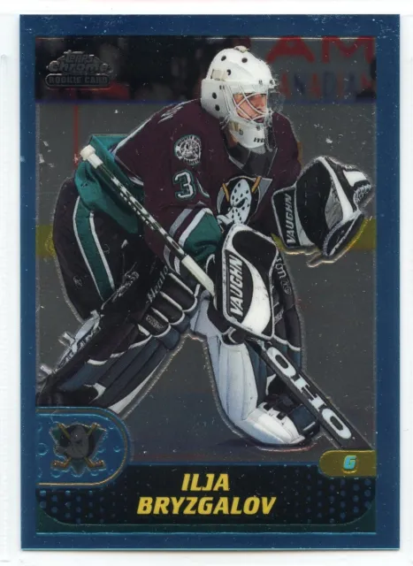 2001-02 Topps Chrome Hockey - #168 - Ilja Bryzgalov - Mighty Ducks of Anaheim