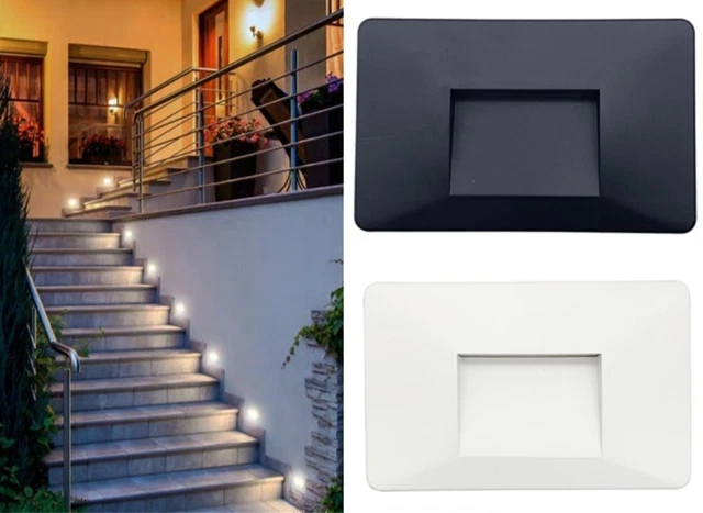 Faretto Segnapasso Led 4w Rettangolare Da Muro Incasso Smd 2835 Fc1-4w - Foto 12