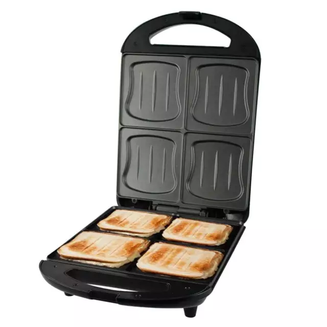 Großer 4 Toast-Scheiben XXL-Sandwich-Toaster Emerio ST-111153 Sandwich-Maker