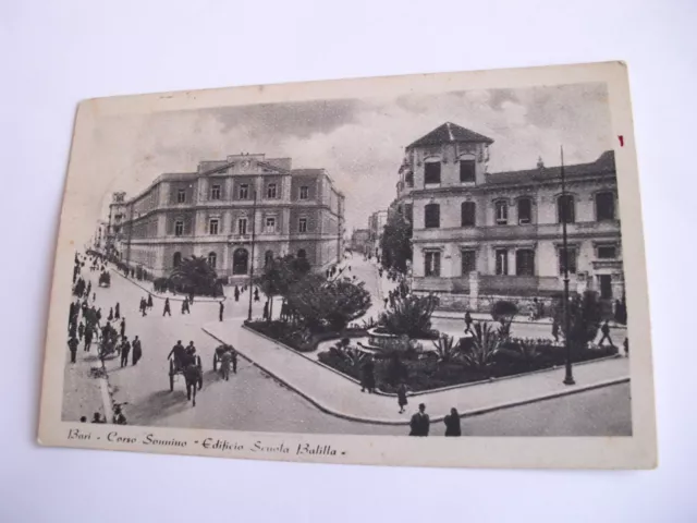Bari - Corso Sonnino Edificio scuola - spedita f. p. 1941
