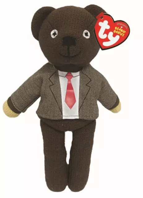 ty 46226 Beanie Mr. Bean Teddy Bear Jacket +Tie 20cm Plüsch Teddybär Kuscheltier