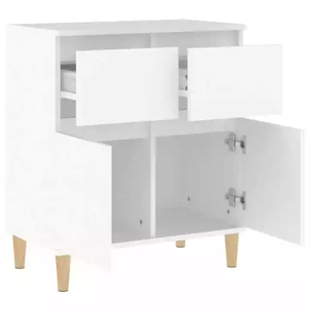 AX Credenza Armadietto Cassetti 2Scomparti 60x35x70cm Elegante Pranzo 0k 819676