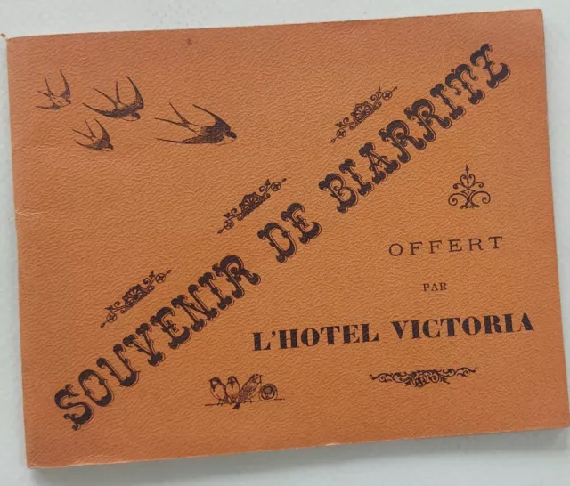 SOUVENIR de BIARRITZ- HOTEL VICTORIA et de la GRANDE PLAGE 1900 Photos