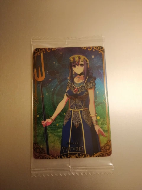 Fate Grand Order Wafer Card Lancer Parvati R 15