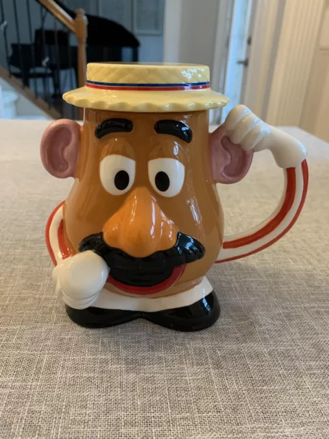 Walt Disney World Toy Story Mania Mr Potato Head 2016 Ceramic Coffee Mug & Lid